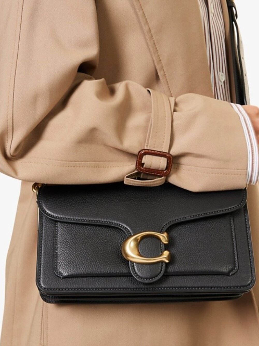 Coach Tabby Chain Crossbody Bag 19 Pebbled Leather ~AMAZING!